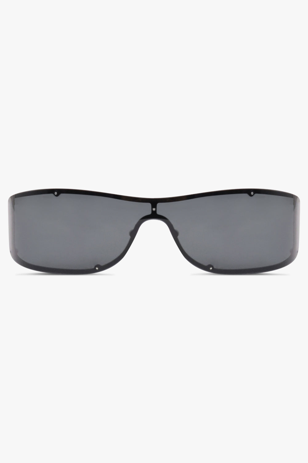 SAINT LAURENT SUNGLASSES BLACK / Black SL 807 Shield Sunglasses | Black