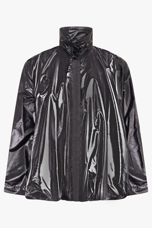 Draped Nylon Jacket | Black