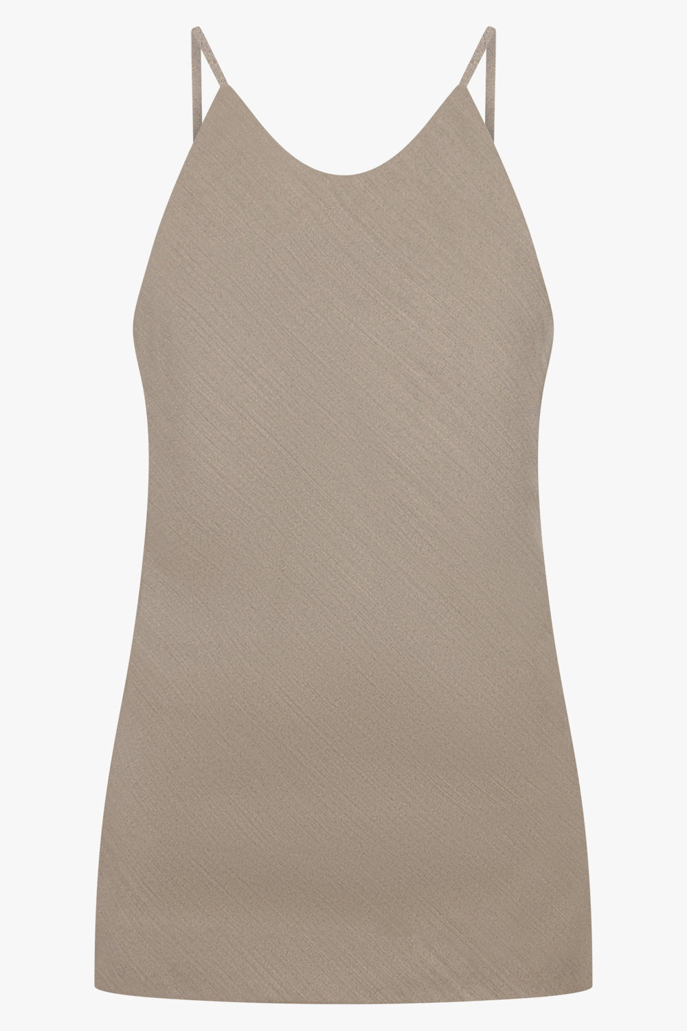 CALVIN KLEIN RTW Erin Tailored Halter Top | Honey Melange