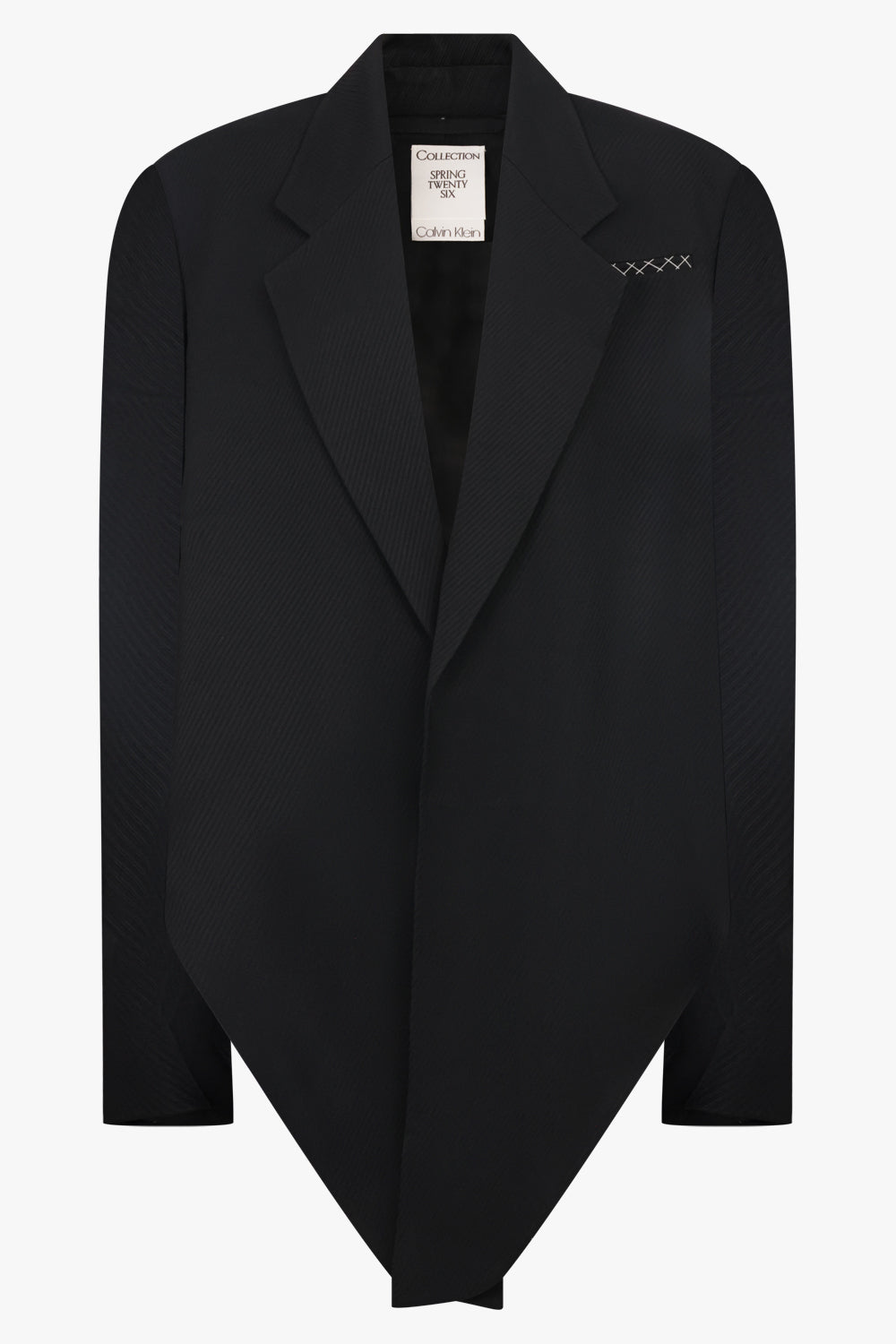 CALVIN KLEIN RTW Petunia Fluid Tailored Jacket | Black