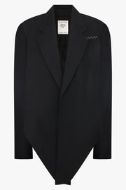 CALVIN KLEIN RTW Petunia Fluid Tailored Jacket | Black
