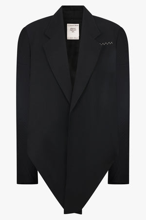 CALVIN KLEIN RTW Petunia Fluid Tailored Jacket | Black