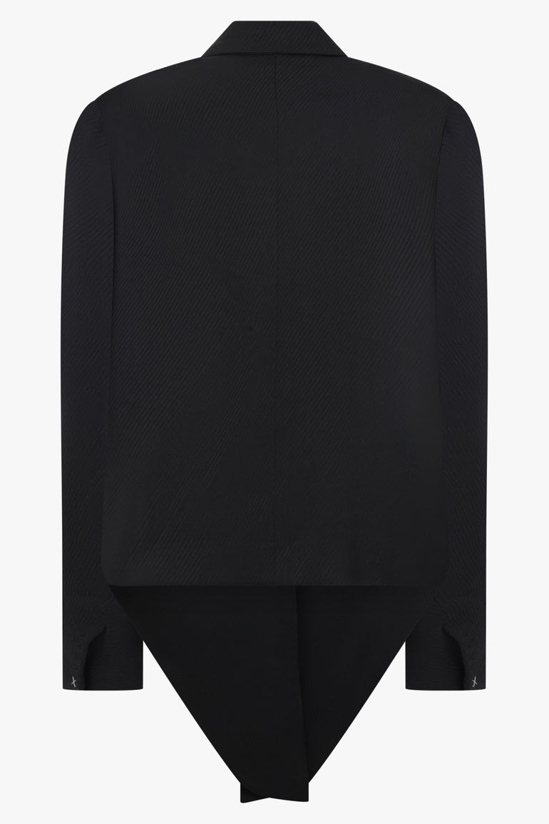 CALVIN KLEIN RTW Petunia Fluid Tailored Jacket | Black