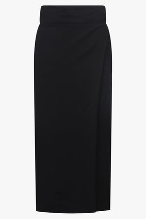 CALVIN KLEIN RTW Hallie Fluid Midi Skirt | Black