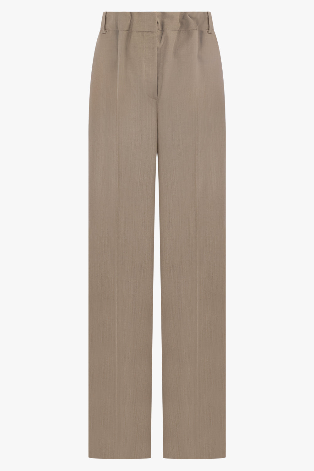 CALVIN KLEIN RTW Fernanda Wide Leg Trousers | Honey Melange