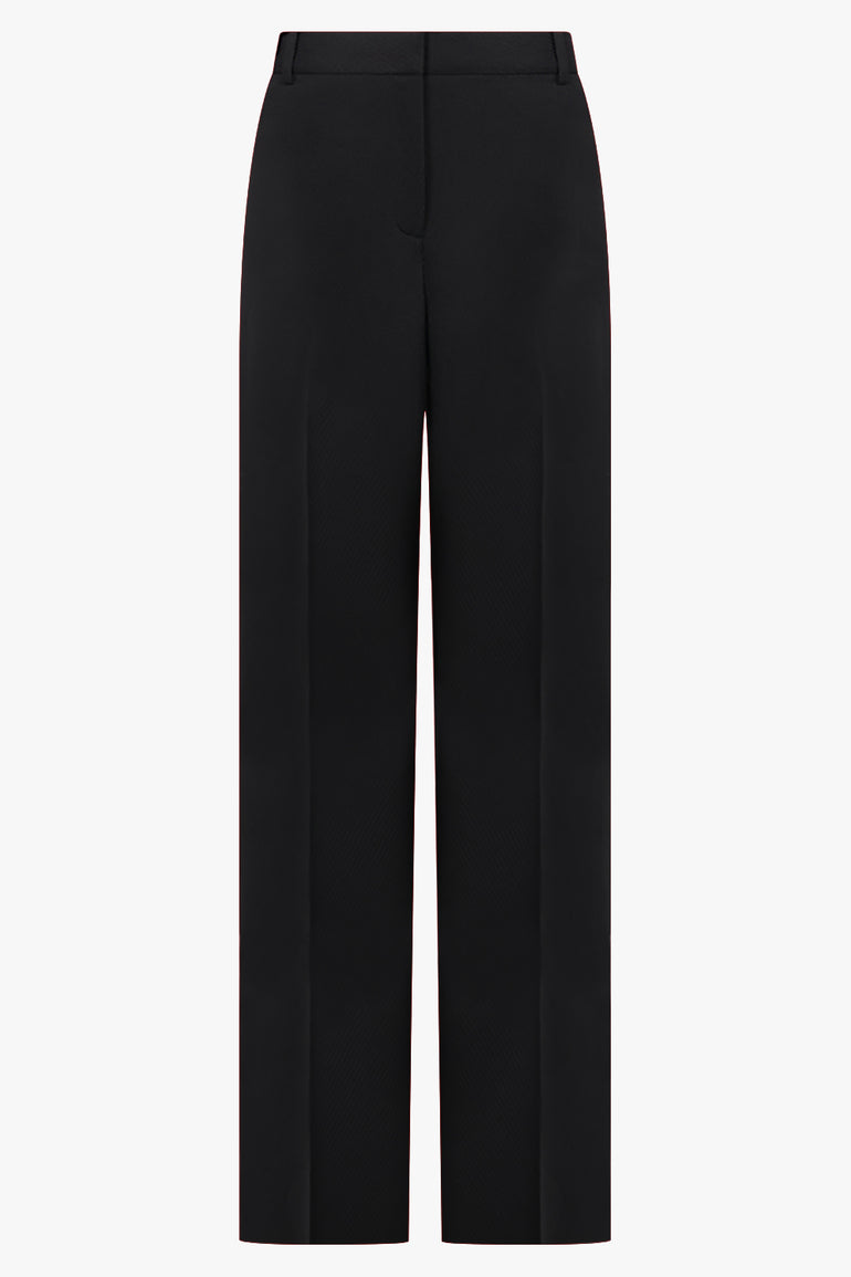 CALVIN KLEIN RTW Fernanda Fluid Wide Leg Trousers | Black