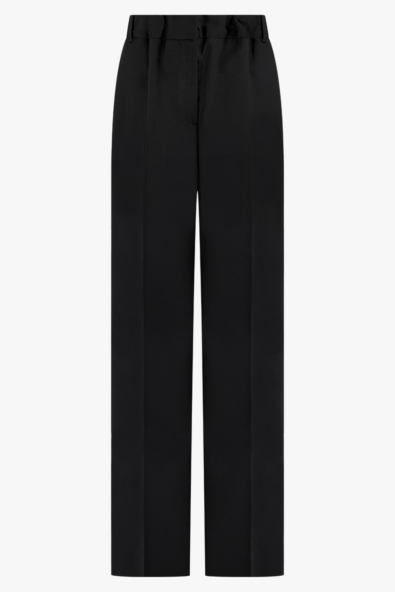 CALVIN KLEIN RTW Fernanda Fluid Wide Leg Trousers | Black