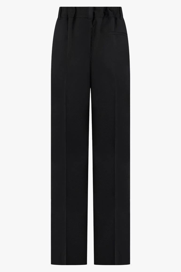 CALVIN KLEIN RTW Fernanda Fluid Wide Leg Trousers | Black