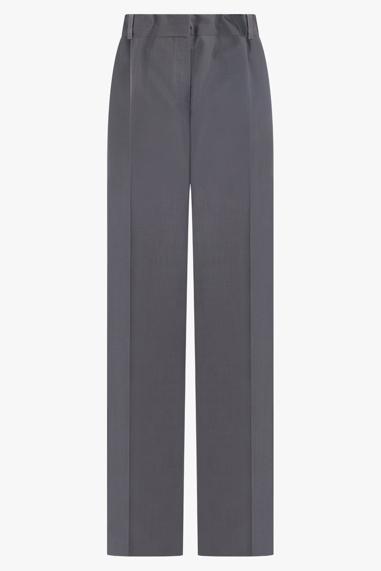 CALVIN KLEIN RTW Fernanda Wide Leg Trousers | Slate Blue