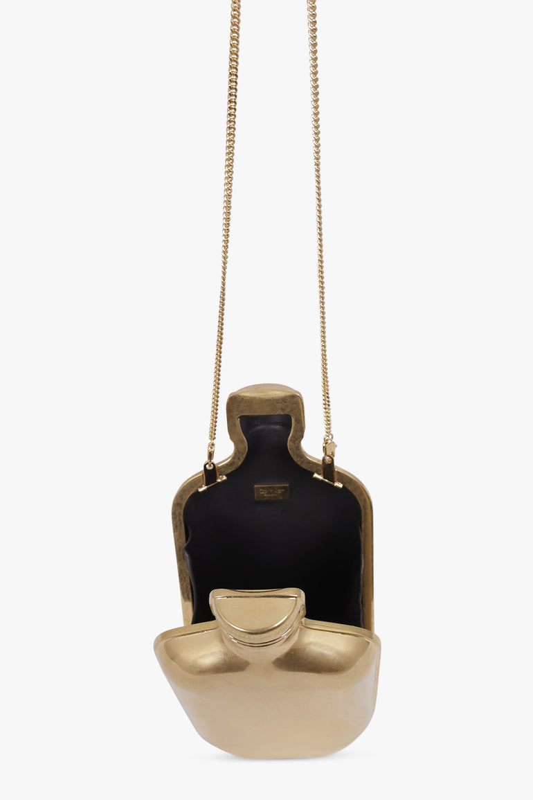 CALVIN KLEIN BAGS GOLD The One Clutch with Chain | Gold