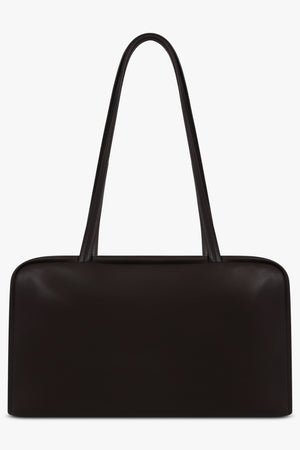 THE ROW BAGS BROWN / Ebony Brown Astra Suede Bowling Bag | Ebony Brown