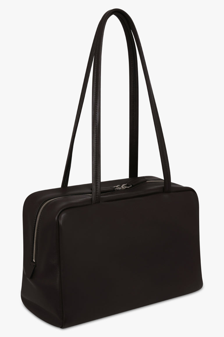 THE ROW BAGS BROWN / Dark Brown Astra Bowling Shoulder Bag | Dark Brown