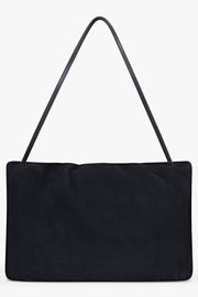 THE ROW BAGS BLUE / Blue Navy XL Bourse Suede Shoulder Bag | Blue Navy