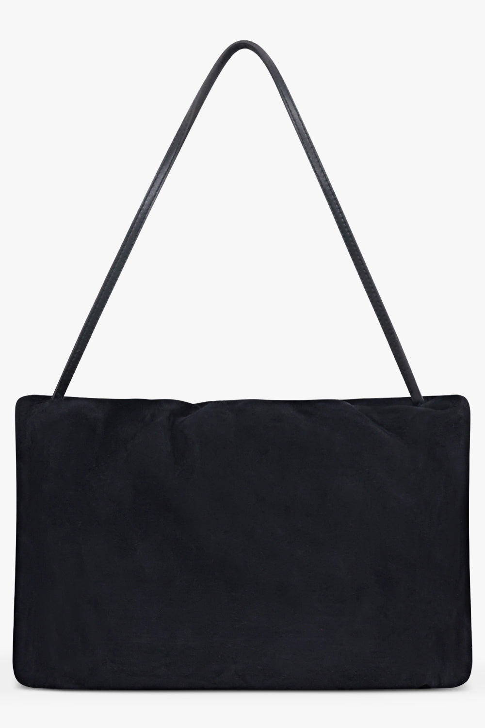THE ROW BAGS BLUE / Blue Navy XL Bourse Suede Shoulder Bag | Blue Navy