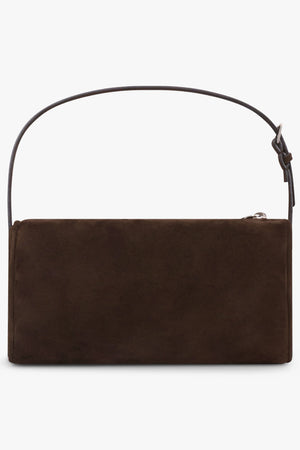 THE ROW BAGS BROWN / Mocha 90's Suede Bag | Mocha