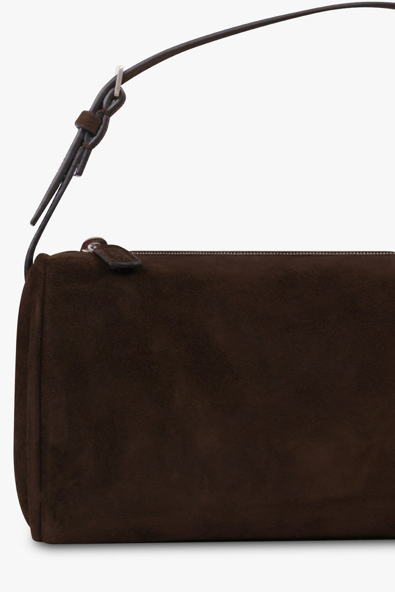 THE ROW BAGS BROWN / Mocha 90's Suede Bag | Mocha