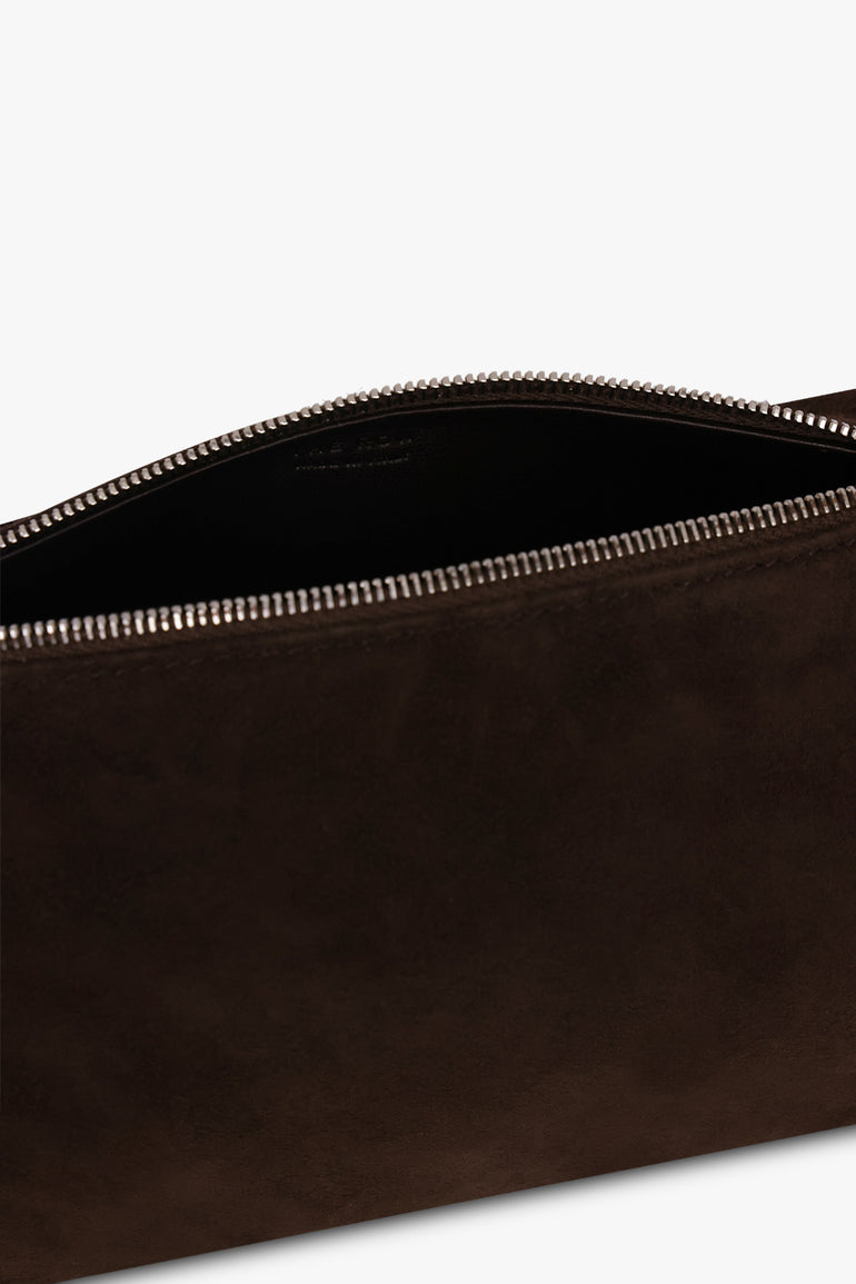 THE ROW BAGS BROWN / Mocha 90's Suede Bag | Mocha