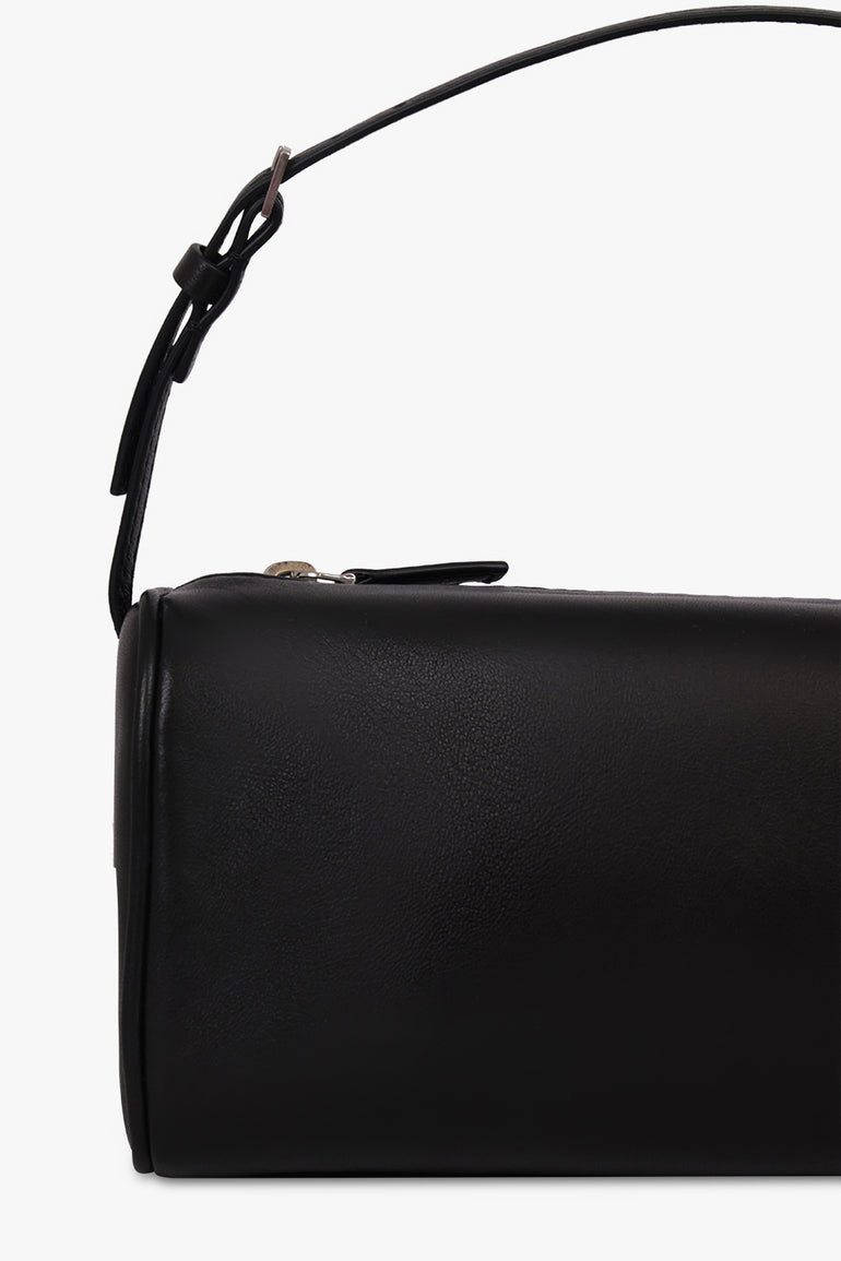 THE ROW BAGS BLACK / Black 90's Leather Bag | Black
