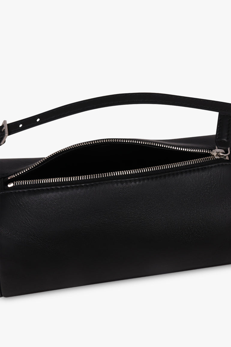 THE ROW BAGS BLACK / Black 90's Leather Bag | Black