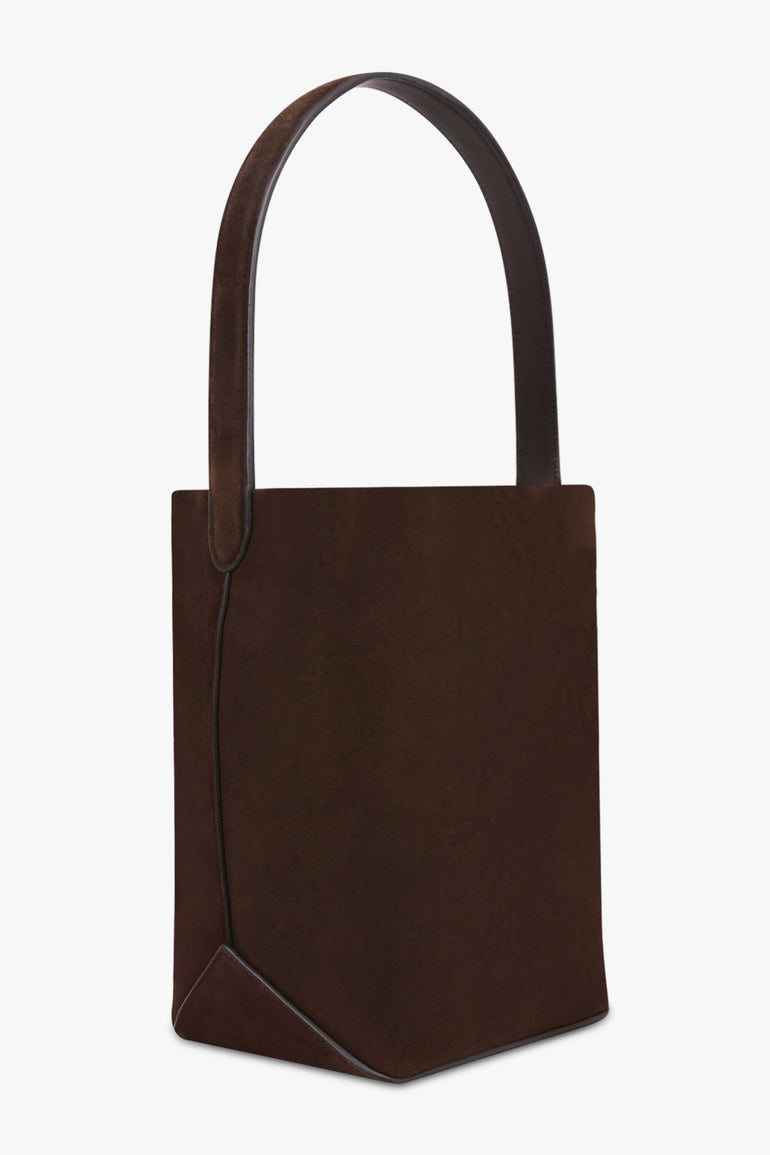 THE ROW BAGS BROWN / Mocha Small N/S Suede Park Tote | Mocha