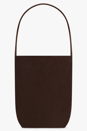 THE ROW BAGS BROWN / Mocha Medium N/S Suede Park Tote Edge | Mocha