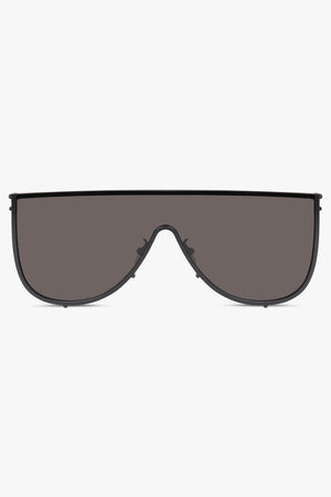 ALAIA SUNGLASSES BLACK / Black AA0094S Metal Mask Sunglasses | Black