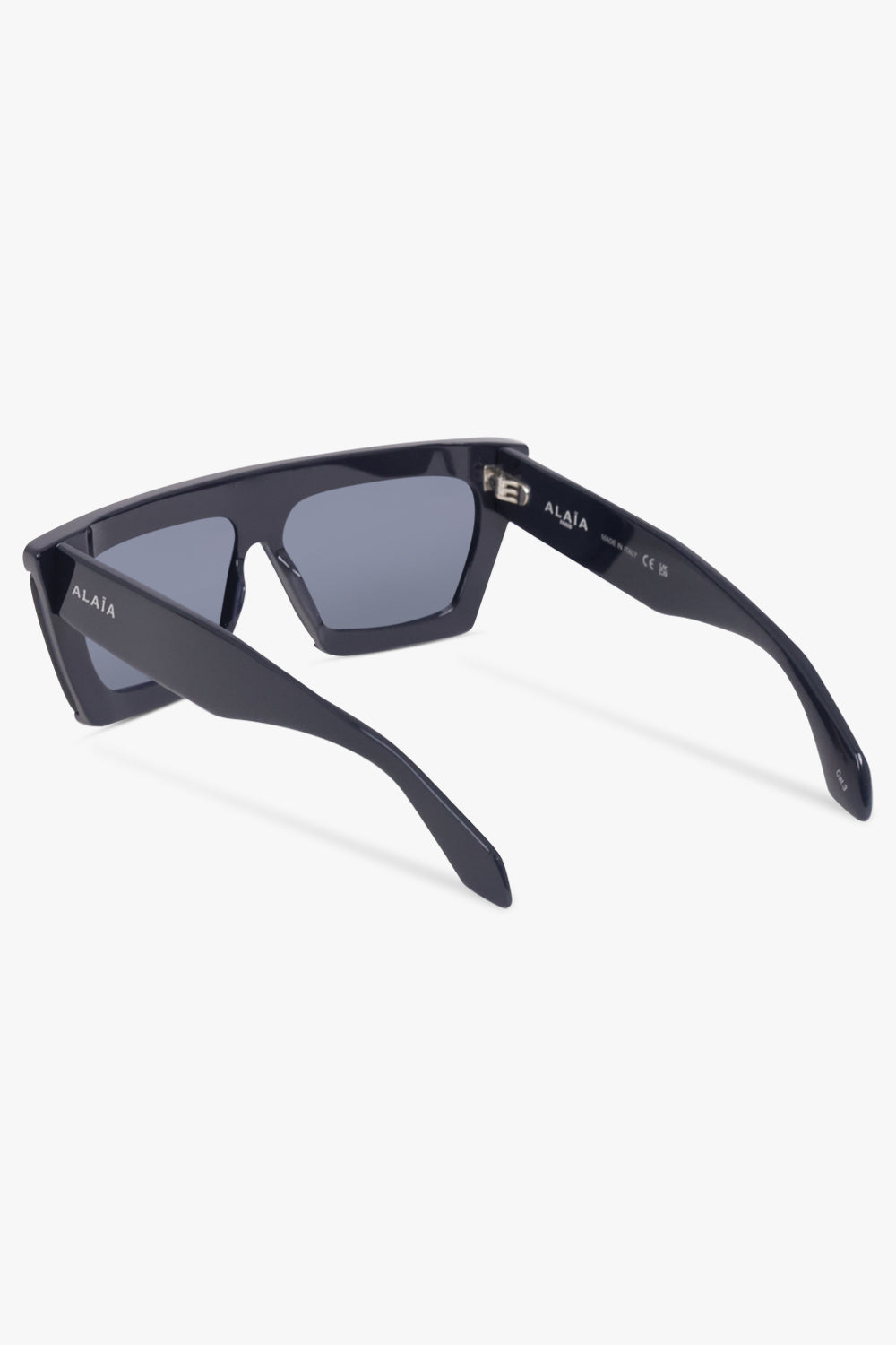 ALAIA SUNGLASSES BLUE / Blue AA104S Tapered Rectangular Mask 69 Acetate Sunglasses | Blue