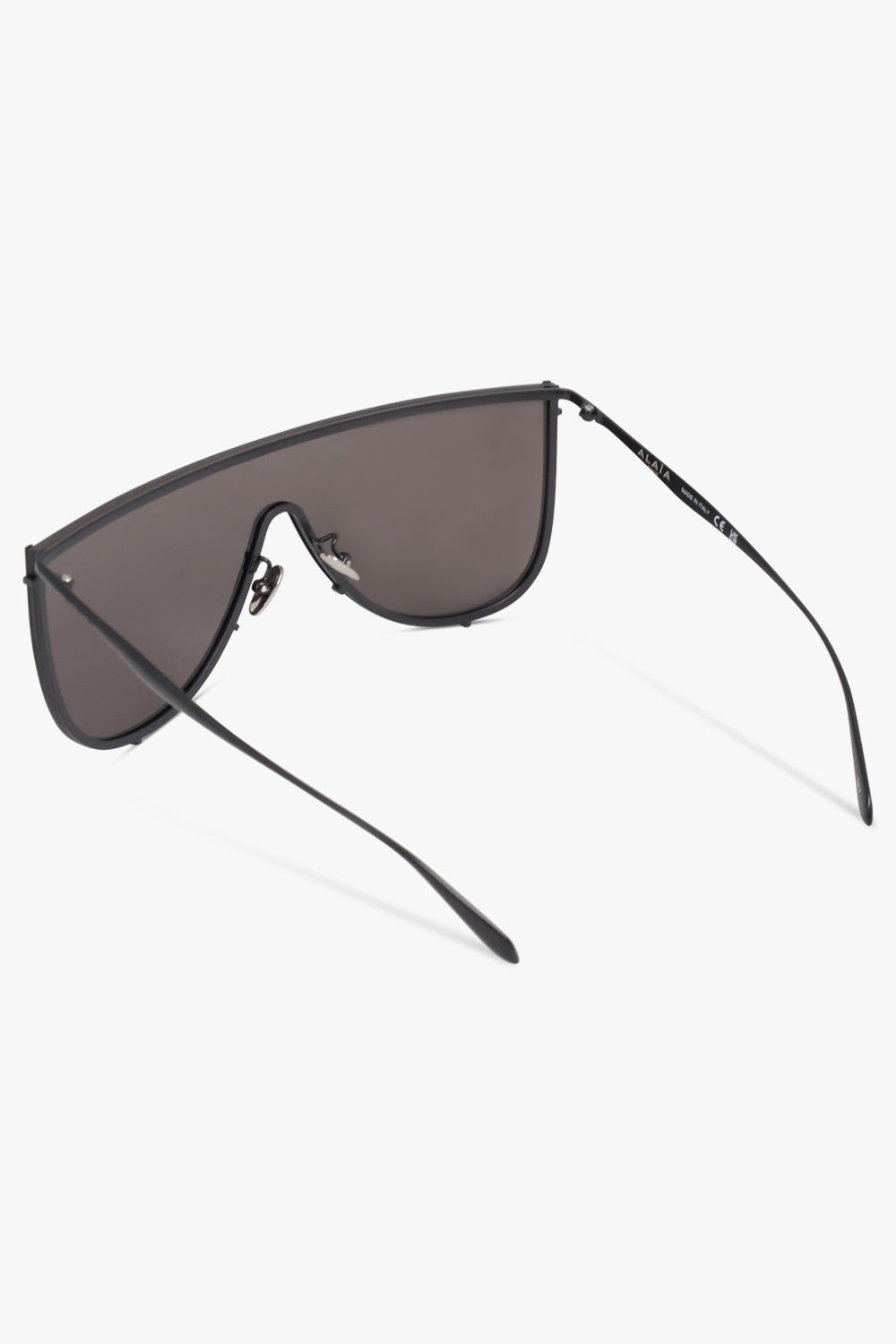 ALAIA SUNGLASSES BLACK / Black AA0094S Metal Mask Sunglasses | Black