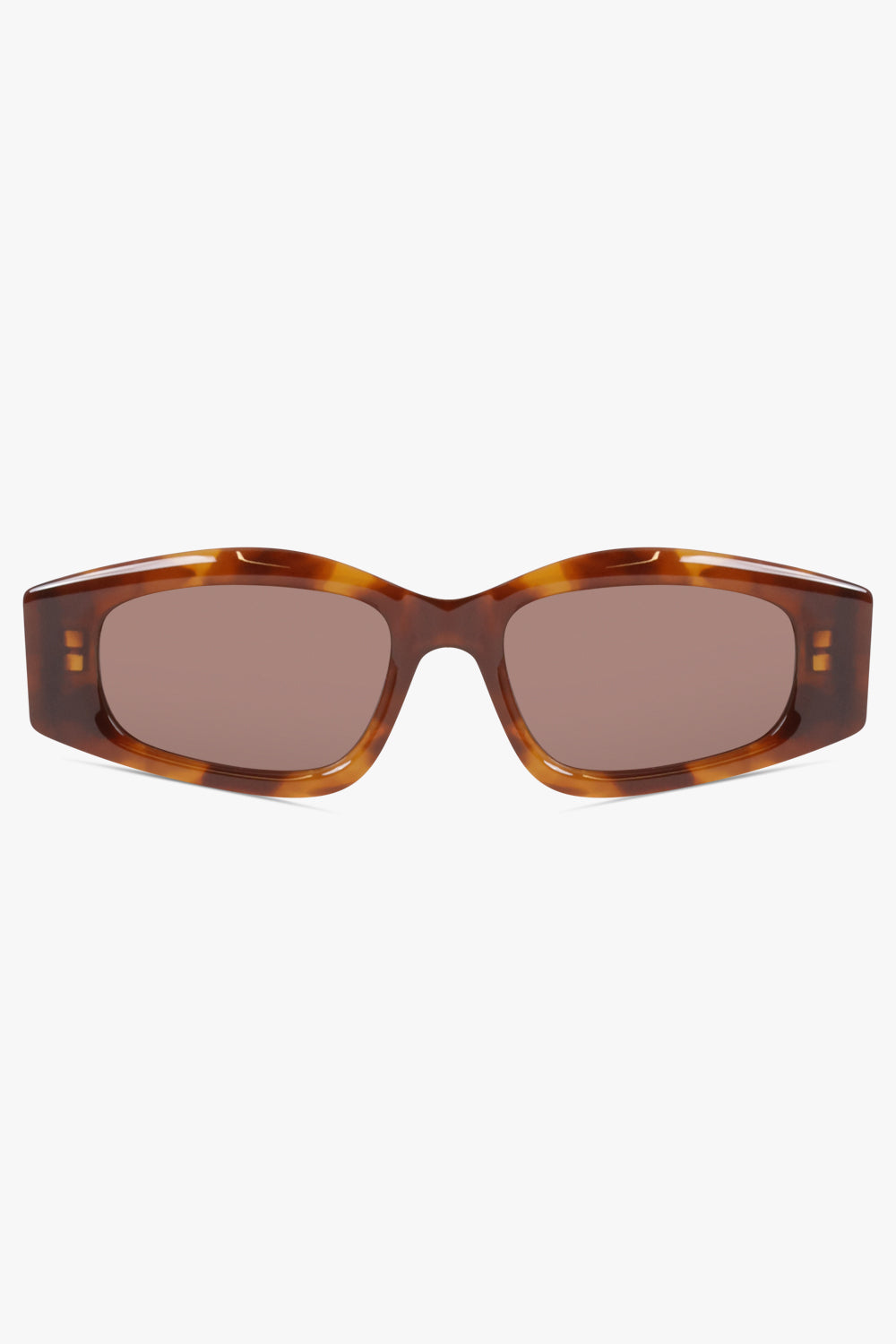 ALAIA SUNGLASSES BROWN / Havana/Brown AA0079S Elongated Oval Sunglasses | Havana/Brown