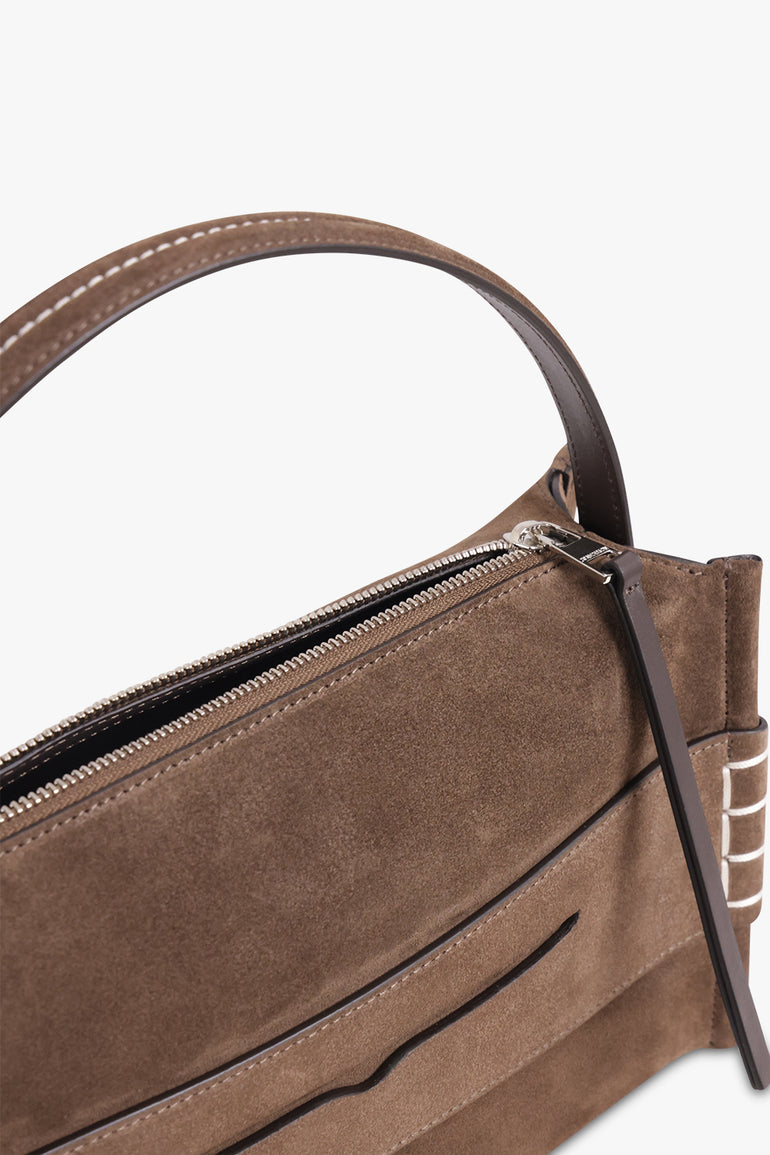 JW ANDERSON BAGS BROWN / BROWN Suede Loafer Bag | Brown