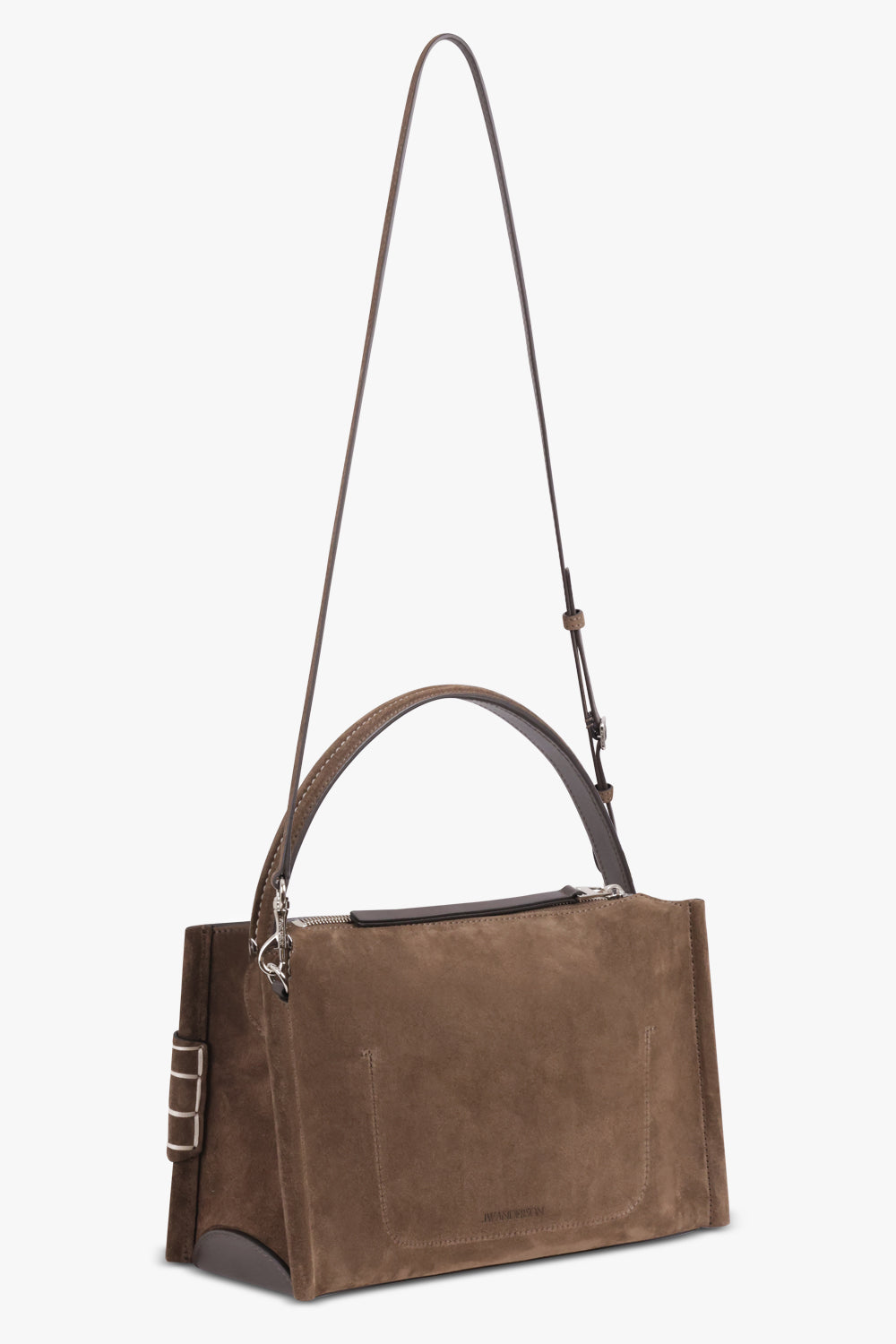 JW ANDERSON BAGS BROWN / BROWN Suede Loafer Bag | Brown