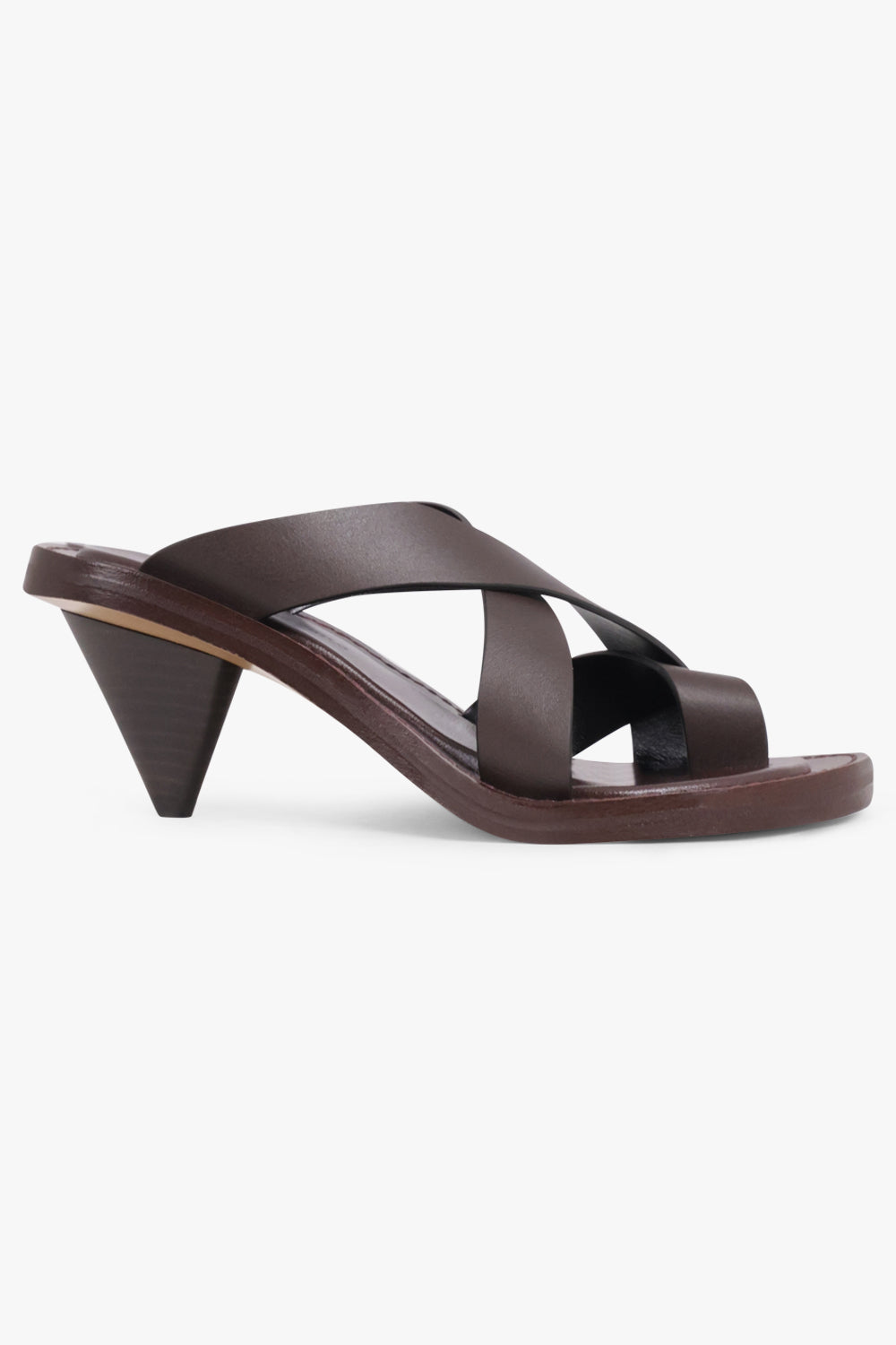 PHOEBE PHILO SHOES Strap Sandal 75mm | Oxblood