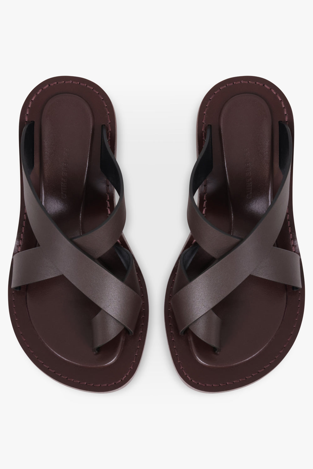PHOEBE PHILO SHOES Strap Sandal 75mm | Oxblood