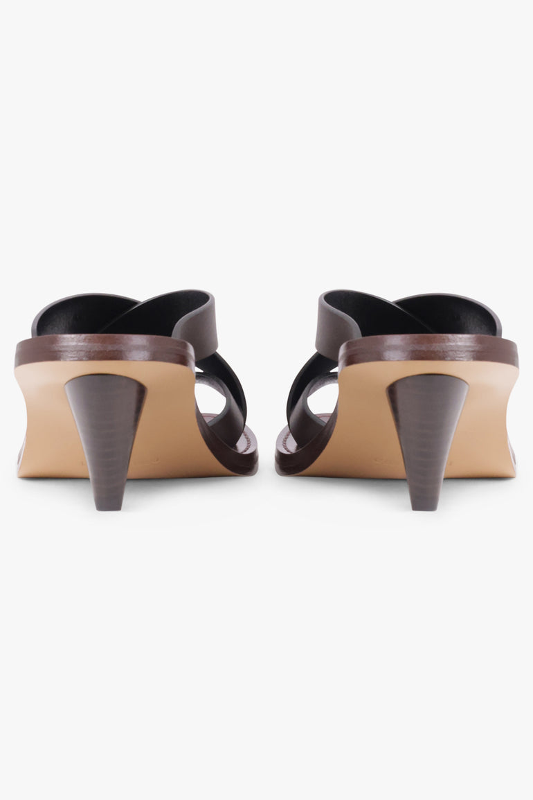 PHOEBE PHILO SHOES Strap Sandal 75mm | Oxblood