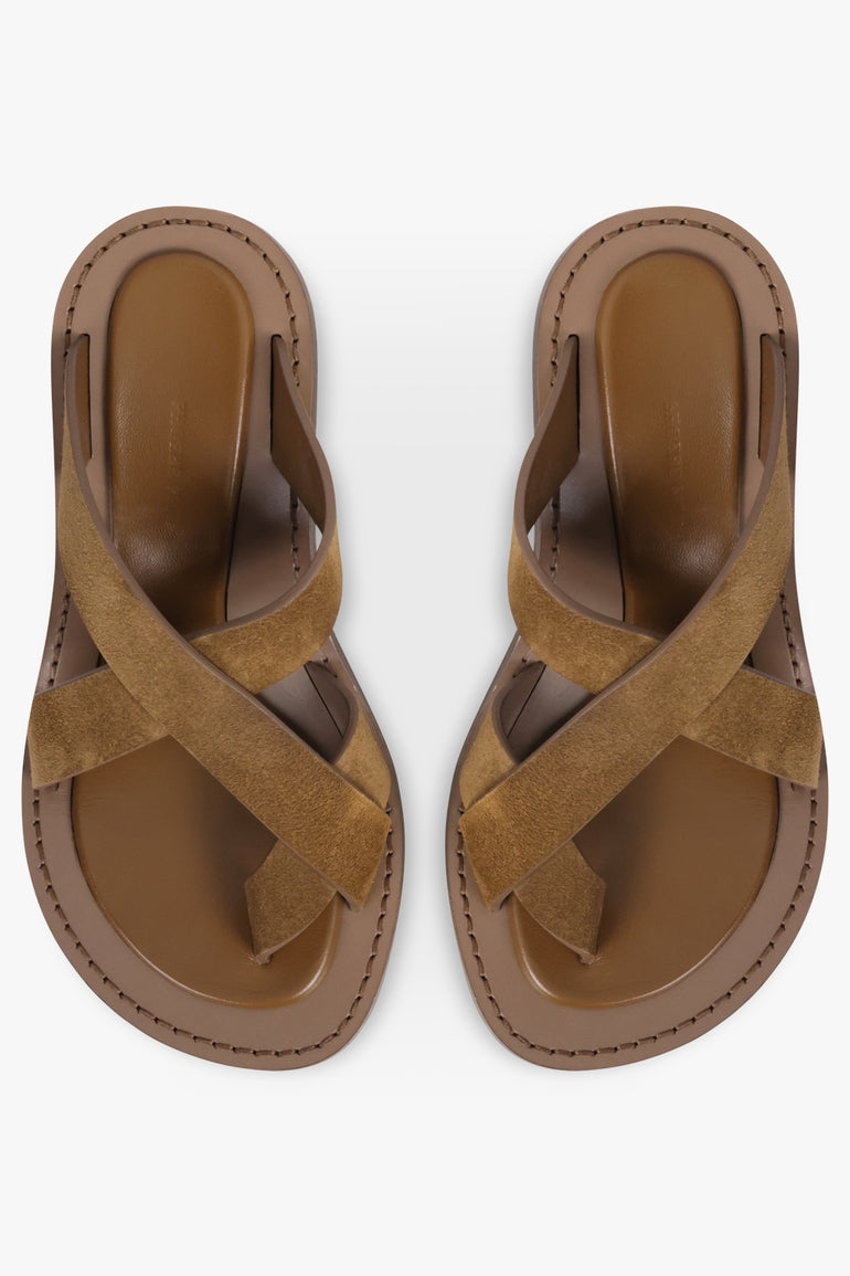 PHOEBE PHILO SHOES Strap Sandal 75mm | Caramel