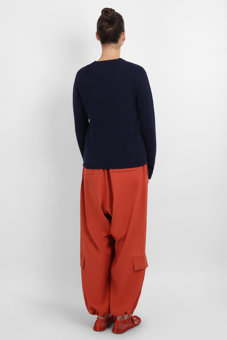 JW ANDERSON RTW JW X Pringle Floral Crew Neck Knit | Navy/Multi