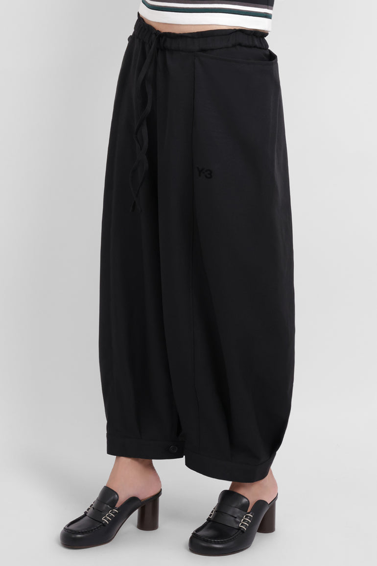 Y-3 RYW Sport Uniform Cropped Track Pant | Black