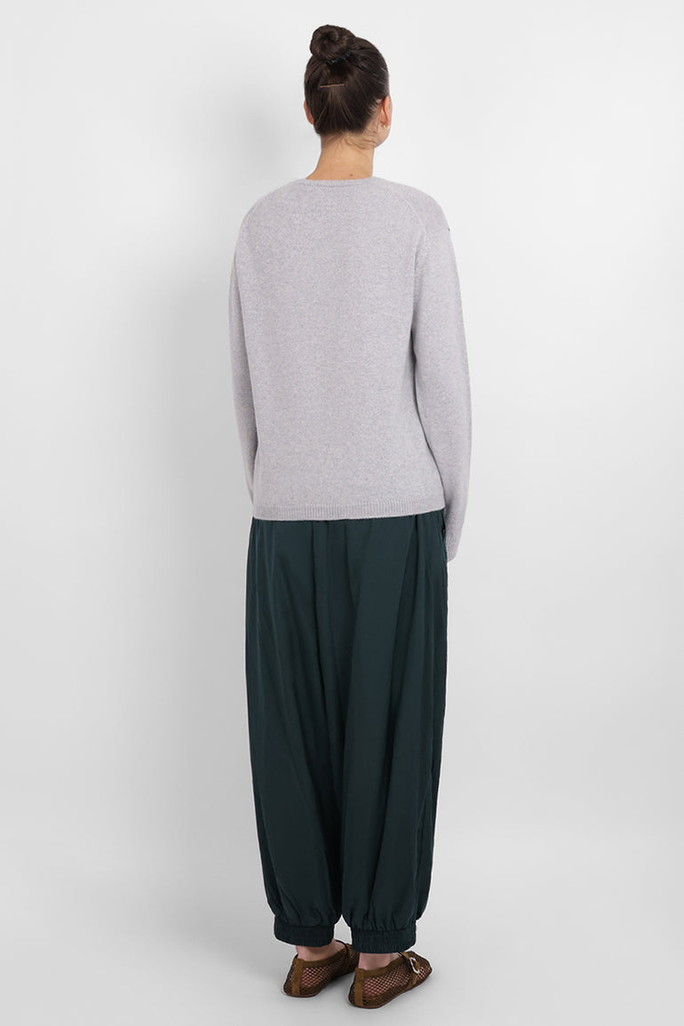 JW ANDERSON RTW JW X Pringle Floral Crew Neck Knit | Grey/Multi