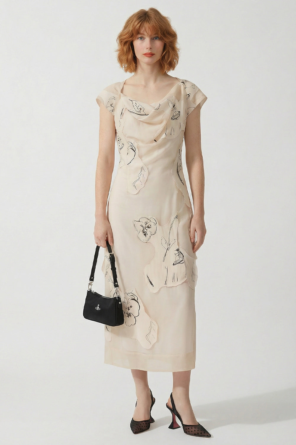 VIVIENNE WESTWOOD RTW Ionian Dress | Beige Flowers