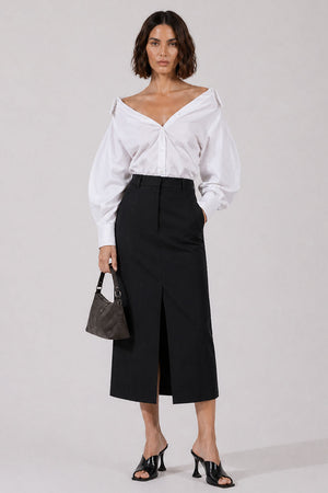 GIVENCHY RTW Midi Pant Skirt | Black