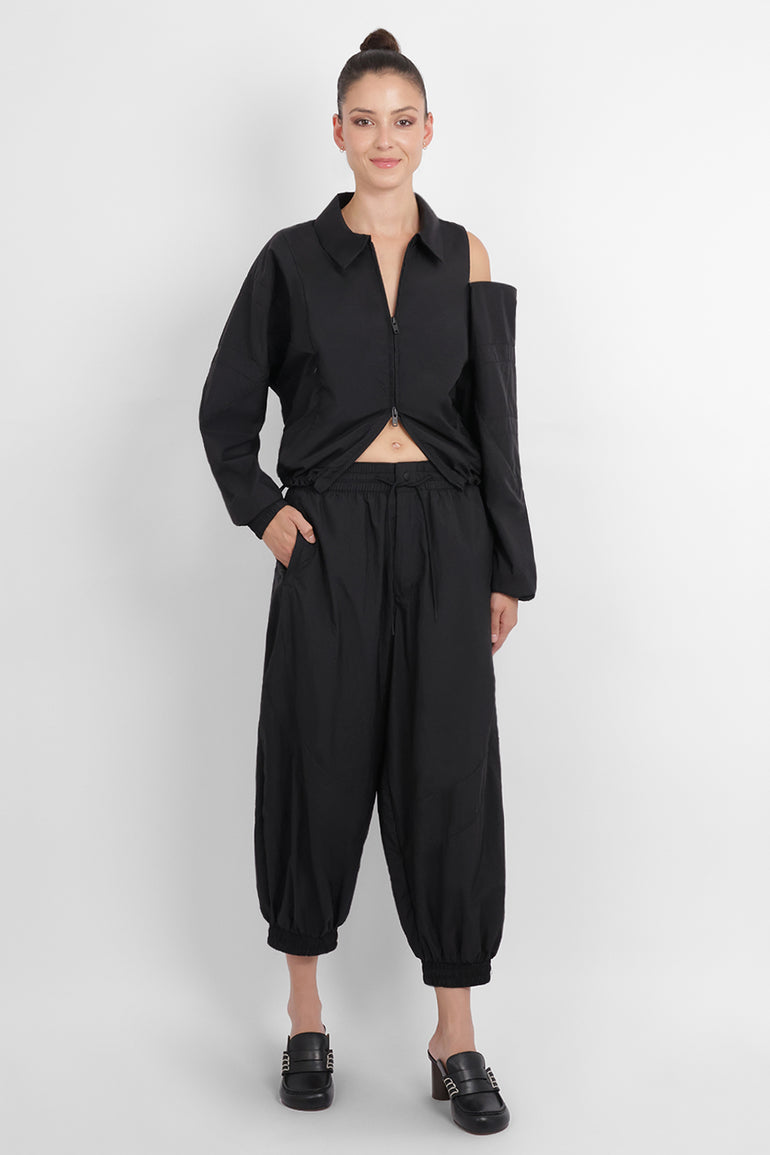 Y-3 RYW 3-Stripe Nylon Track Jacket | Black