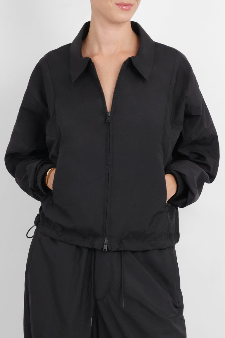 Y-3 RYW 3-Stripe Nylon Track Jacket | Black