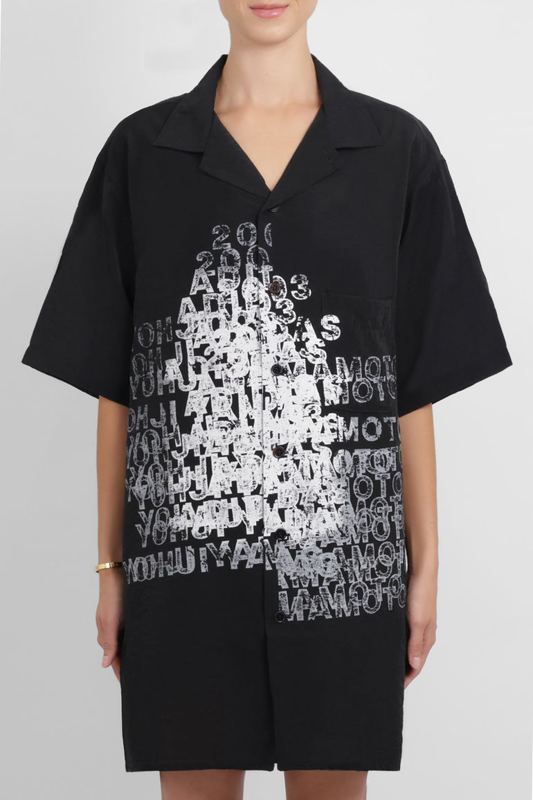 Y-3 RYW Graphic Long Shirt | Black