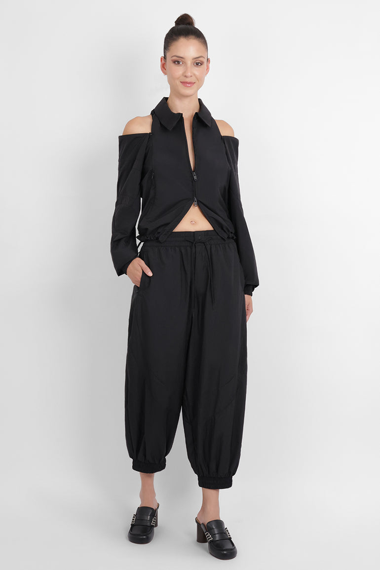 Y-3 RYW 3-Stripe Nylon Track Jacket | Black