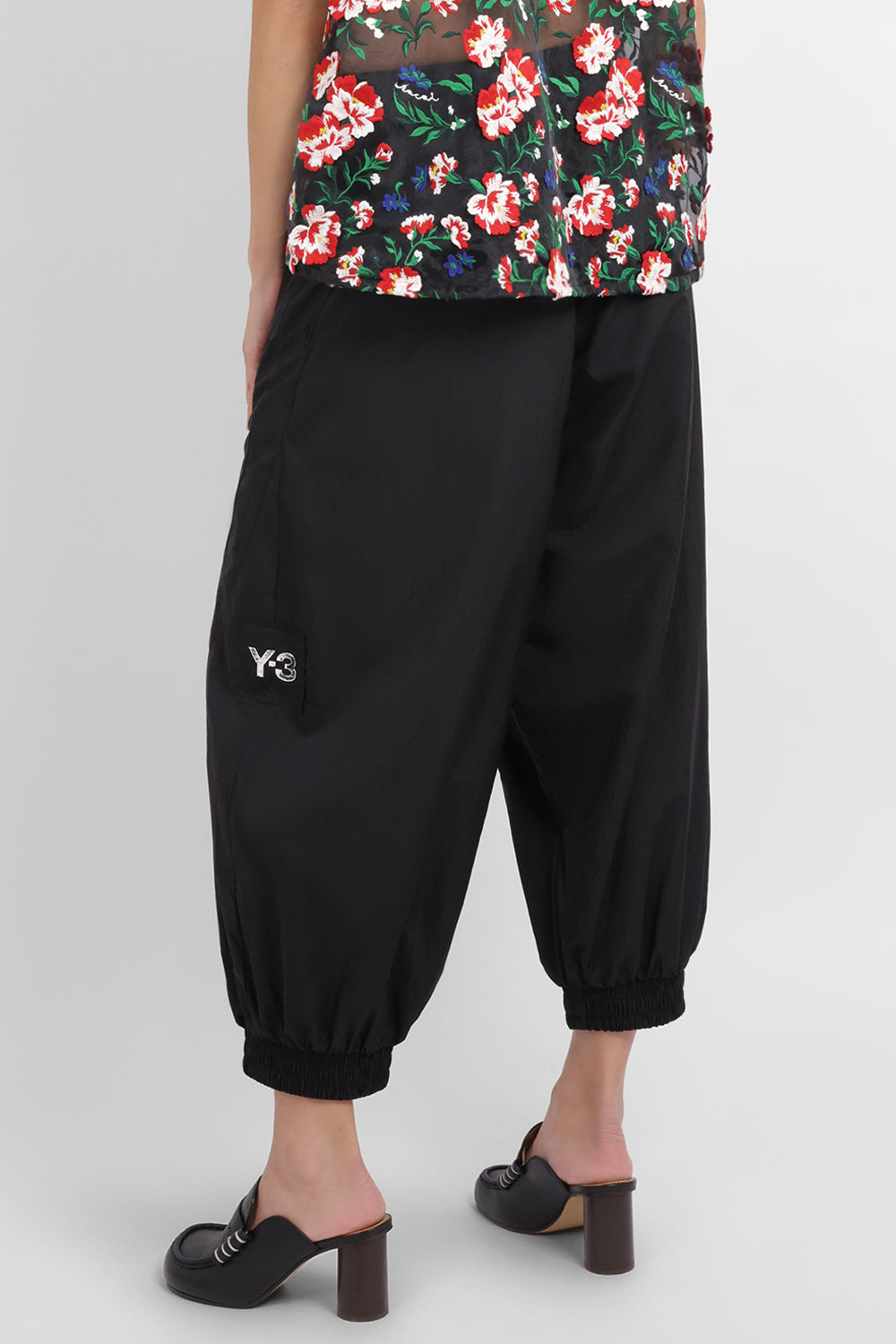 Y-3 RYW 3-Stripe Recycled Nylon Pant | Black