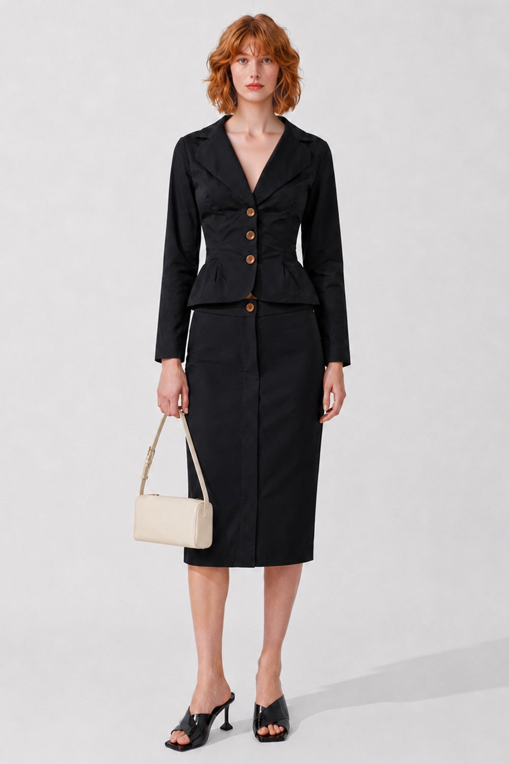 VIVIENNE WESTWOOD RTW Drunken Asymmetric Jacket | Black