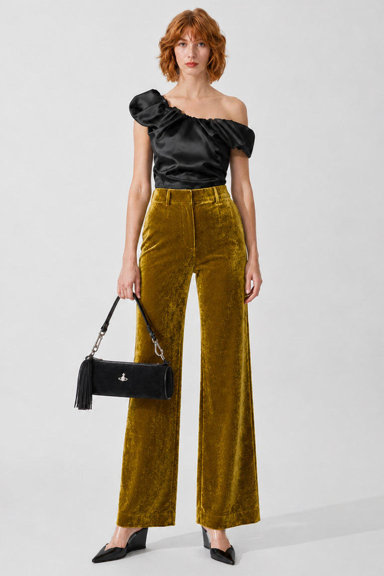 VIVIENNE WESTWOOD RTW Ginnie Adjustable Silky Top | Black