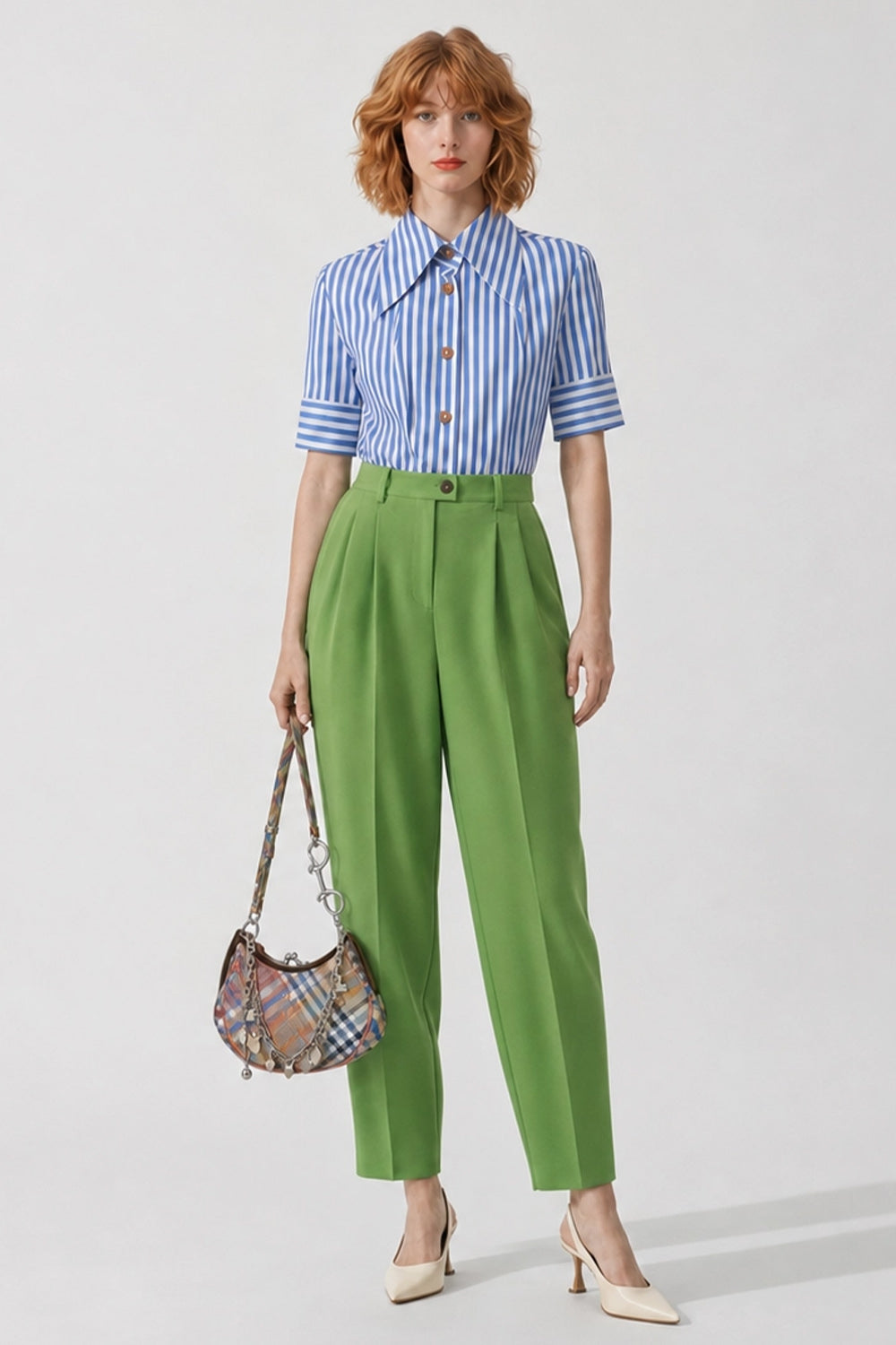 VIVIENNE WESTWOOD RTW Violin Stripe Shirt | Blue/White