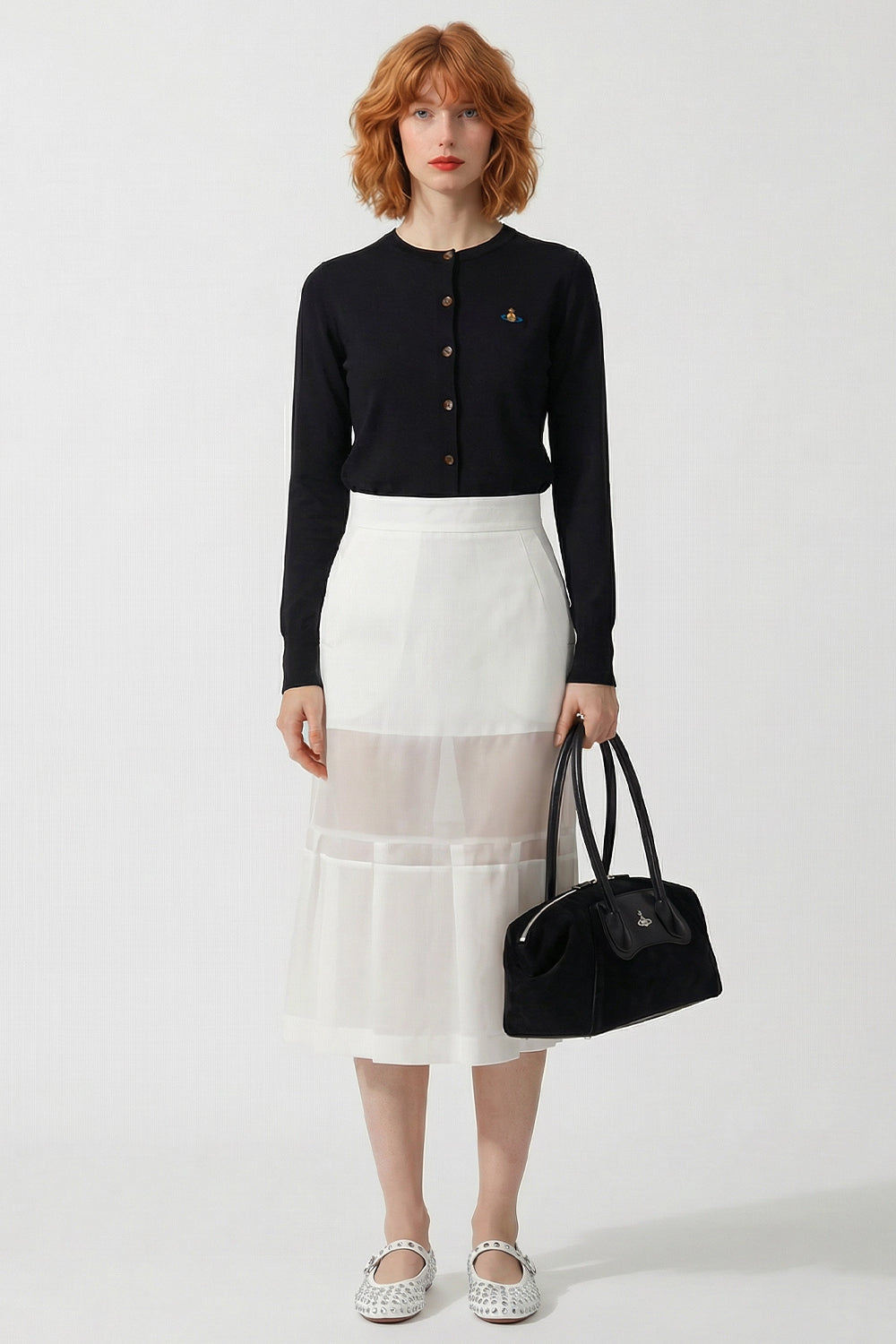 VIVIENNE WESTWOOD RTW Bea Cardigan | Black