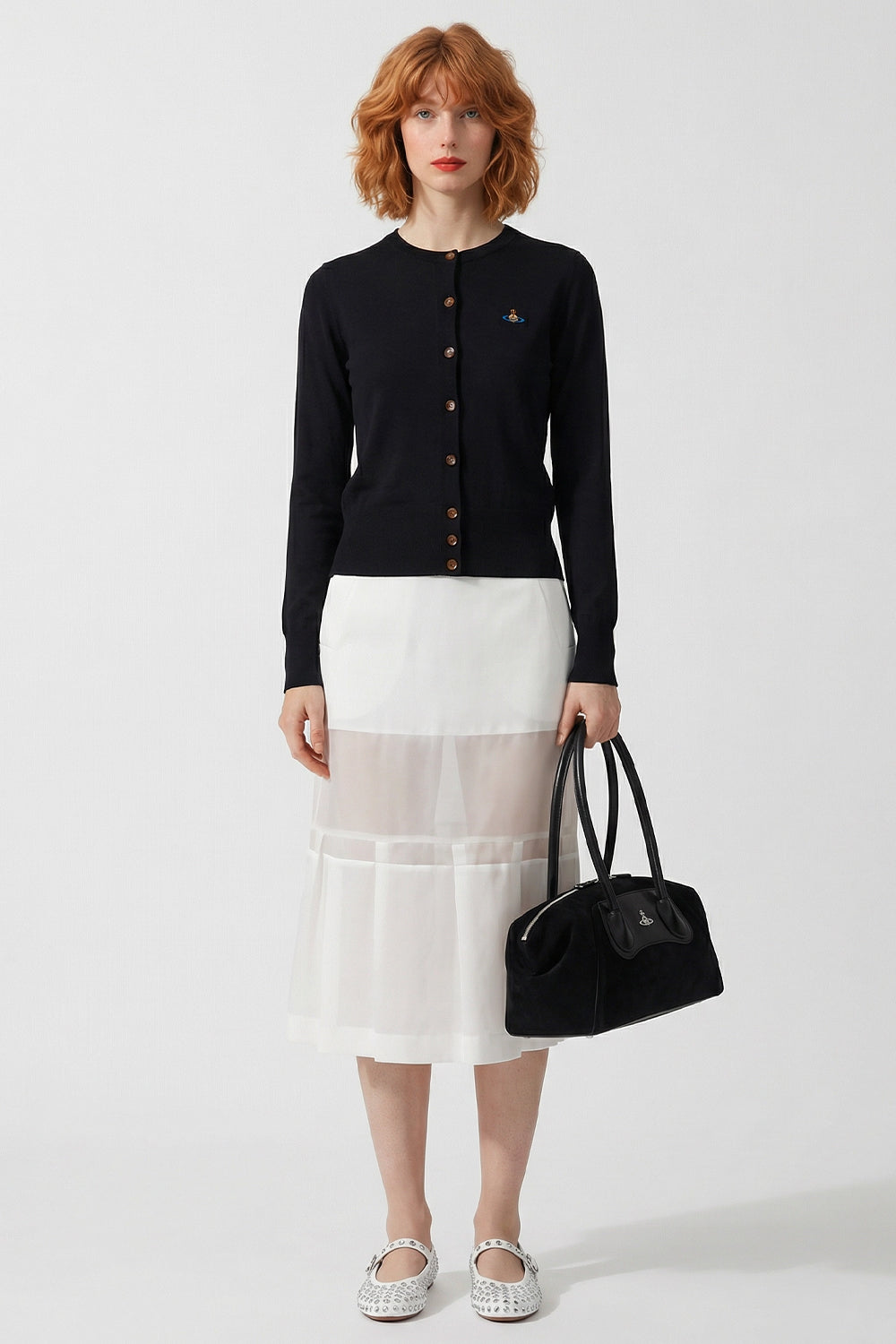 VIVIENNE WESTWOOD RTW Bea Cardigan | Black